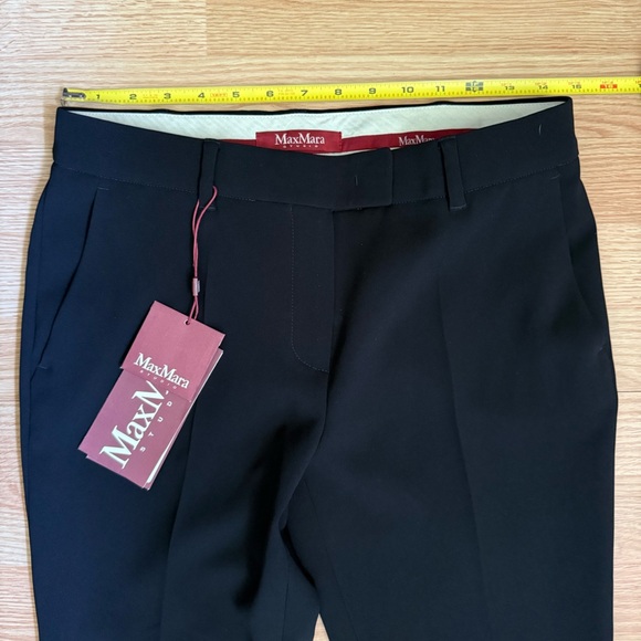 Women’s MaxMara Navy Dress Pants Straight-Leg Size 6 NWT - Picture 5 of 6